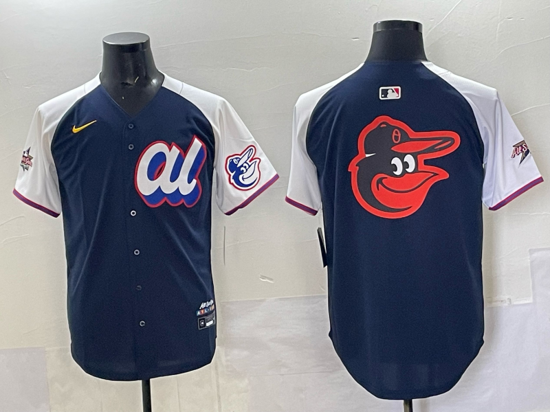Men 2025 Baltimore Orioles Blank Blue All star Nike MLB Jersey 002